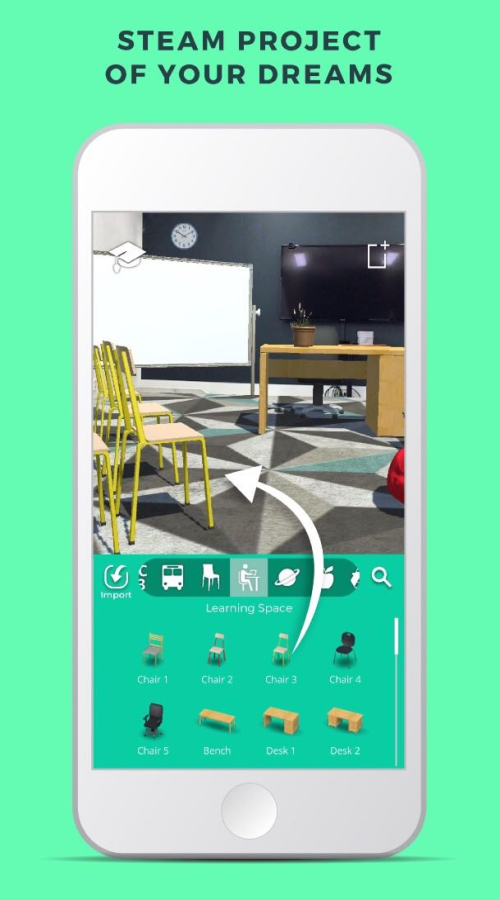 Education AR application screenshot 1